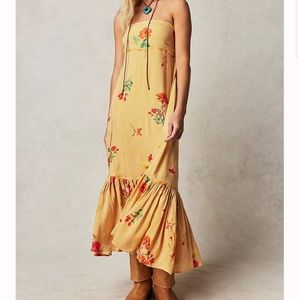 Free People Rosy Posie midi dress